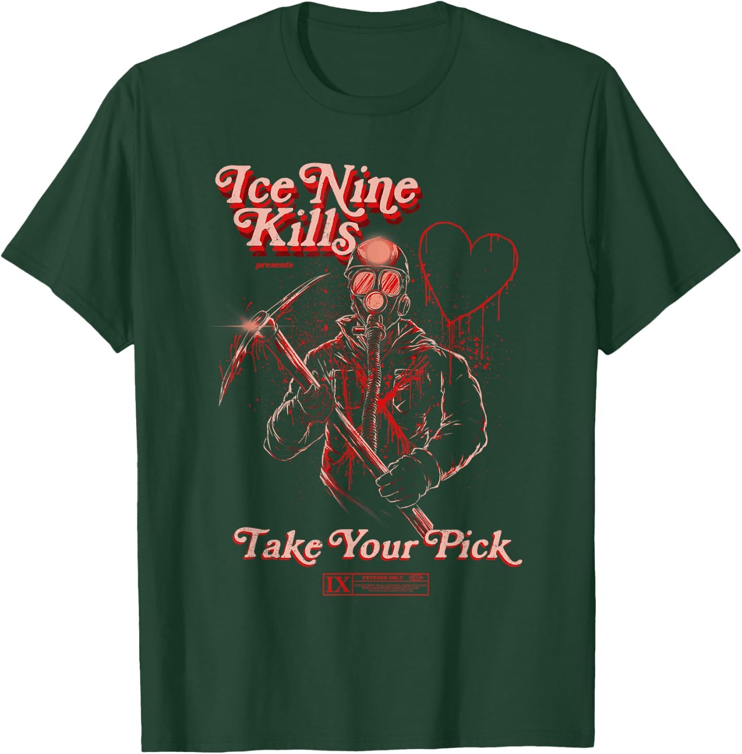 Ice Nine Kills - V-Day Miner , black T-Shirt - T-Shirt | Forest