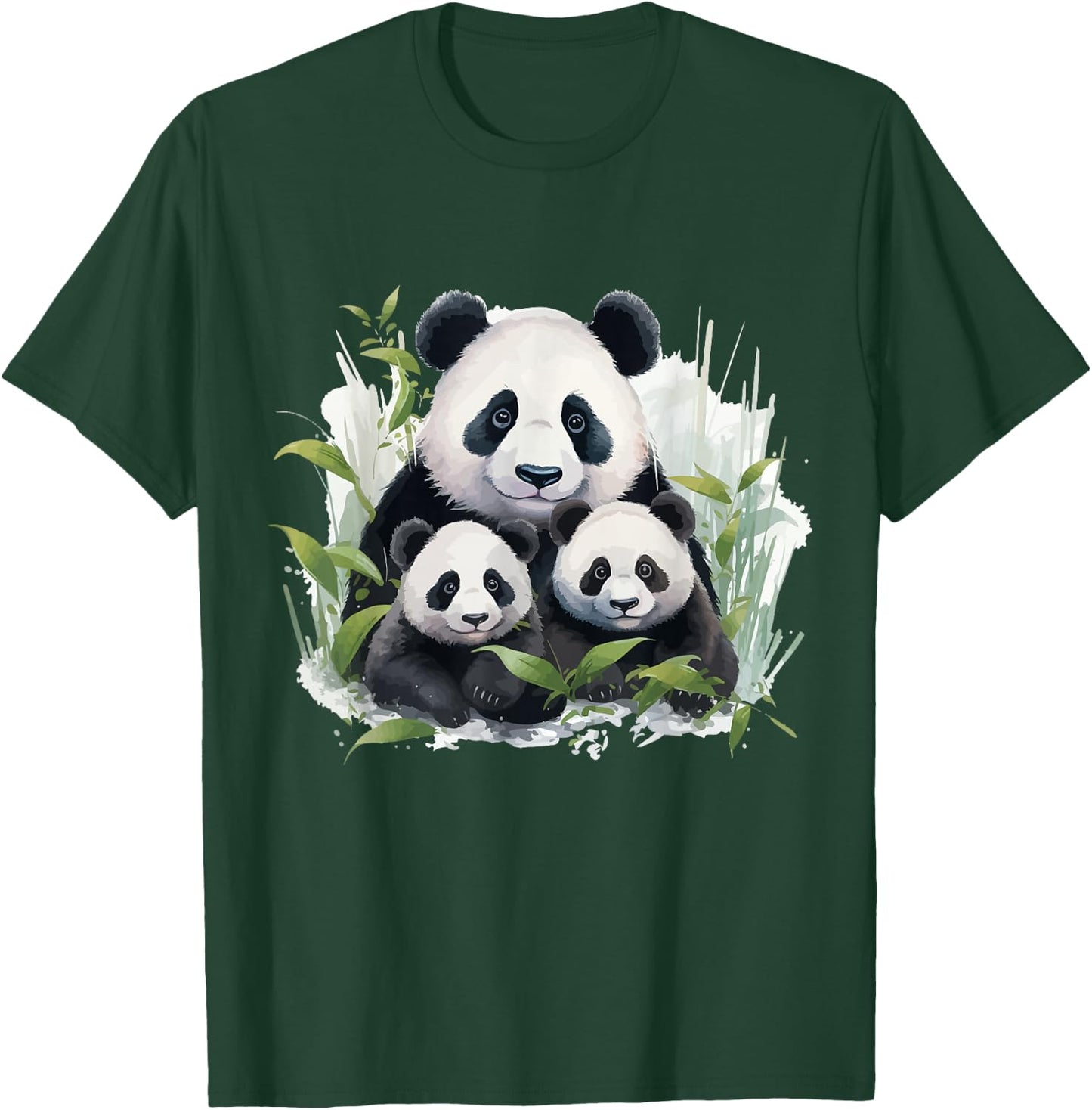 Watercolor Panda T-Shirt - T-Shirt | Forest