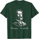 Herman Melville with Signature For Literature Fans T-Shirt - T-Shirt | Forest