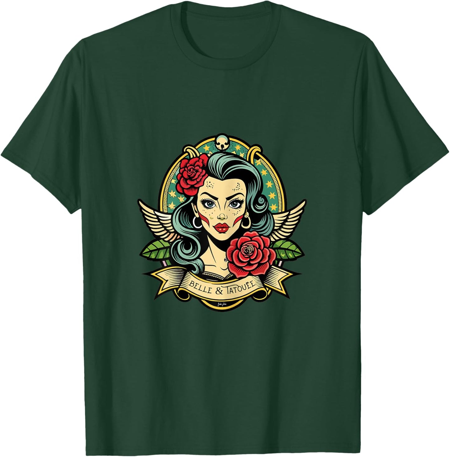 Beautiful & Tattoo Tattoo Gift T-Shirt - T-Shirt | Forest