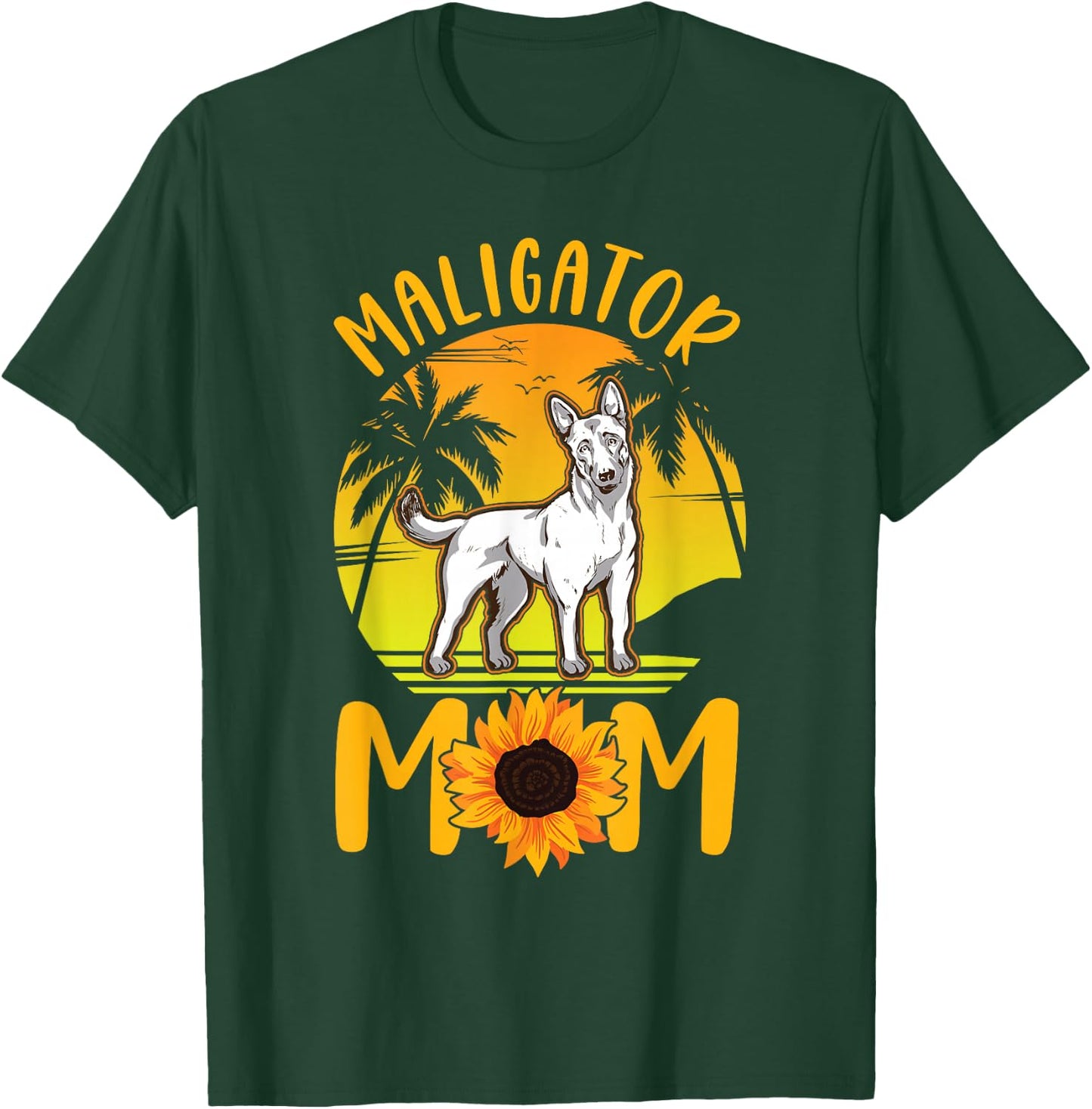 Maligator Mom Belgian Shepherd Belgian Malinois T-Shirt - T-Shirt | Forest
