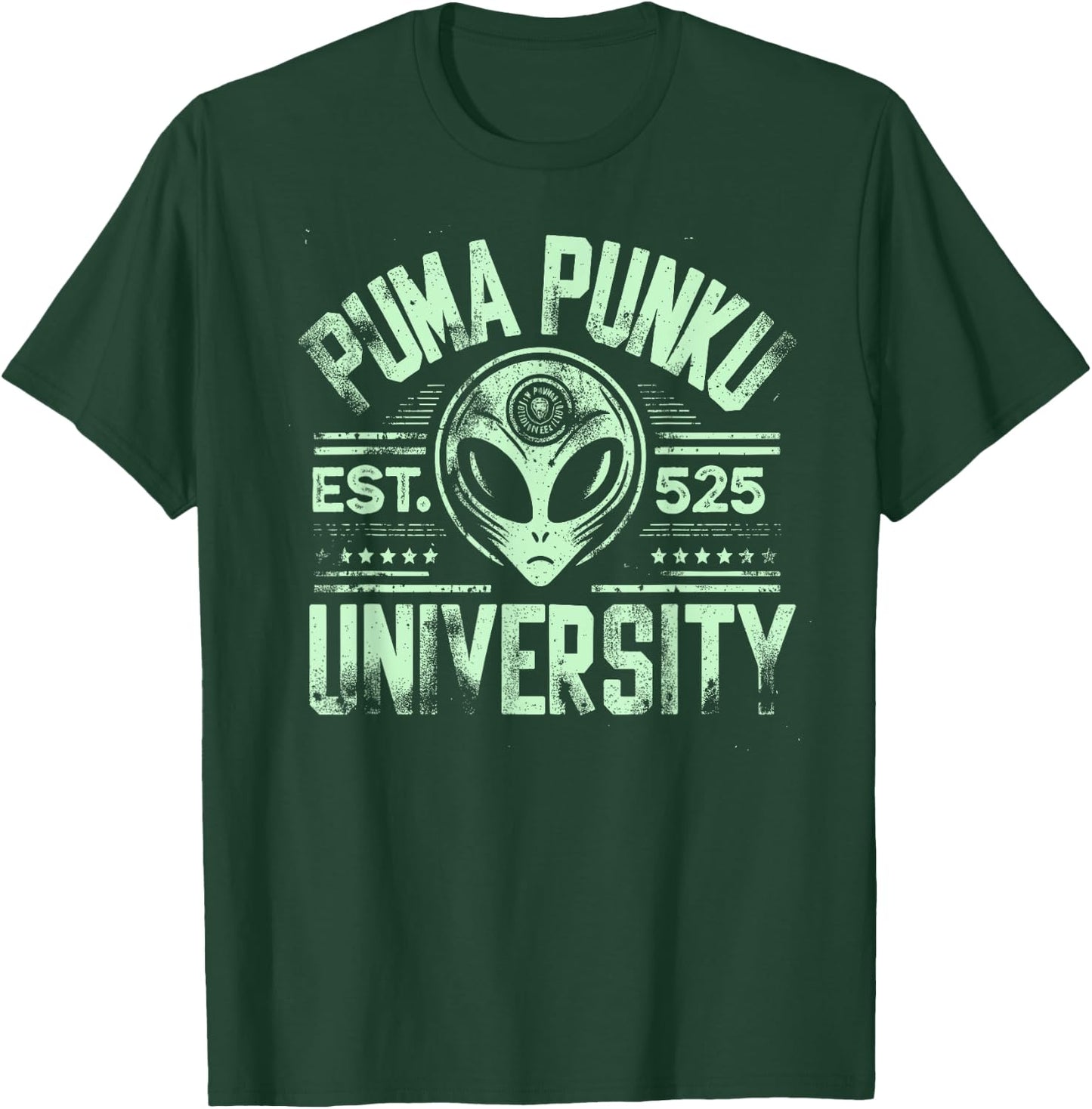 Puma Punku University, Ancient Astronaut Theorist Alien T-Shirt - T-Shirt | Forest