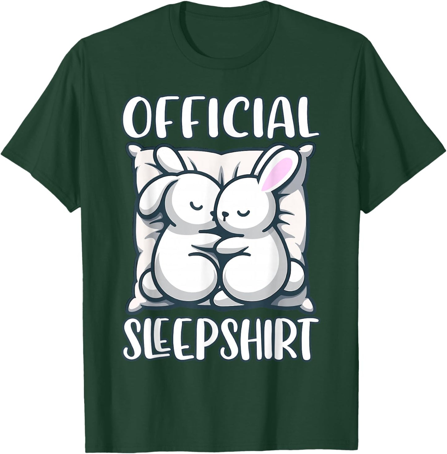 Sleep Rabbit, Official Sleepshirt, Nightshirt & Sleeping T-Shirt - T-Shirt | Forest