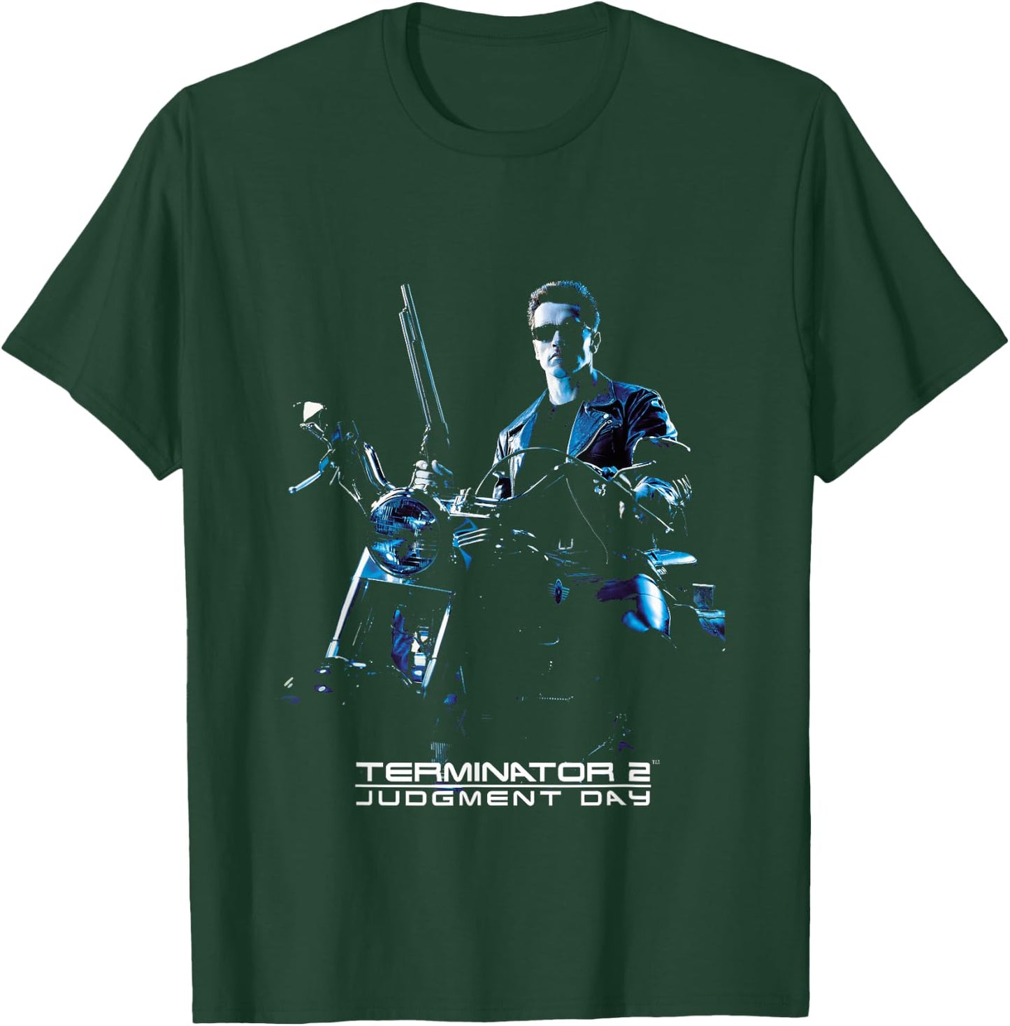 Terminator 2 Judgement Day Theatre Poster , black T-Shirt - T-Shirt | Forest