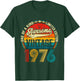 Vintage Born In 1976 Birthday Men Women Retro Bday Party T-Shirt - T-Shirt | Forest