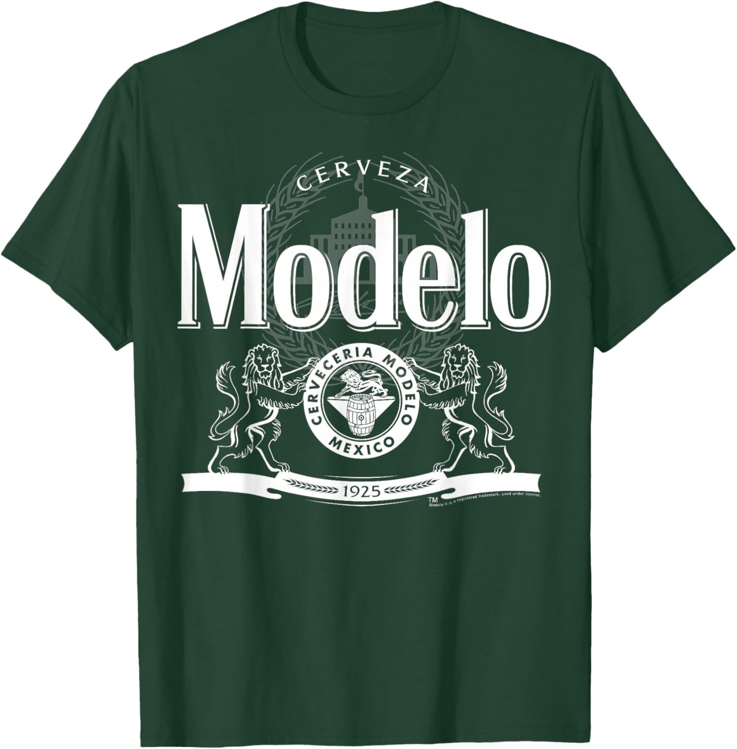 Classic Modelo Logo Graphic Small T-Shirt - T-Shirt | Forest