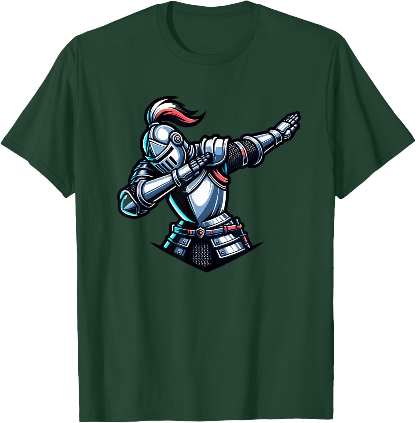Ren Faire Dabbing Medieval Knight Funny Renaissance Faire T-Shirt - T-Shirt | Forest