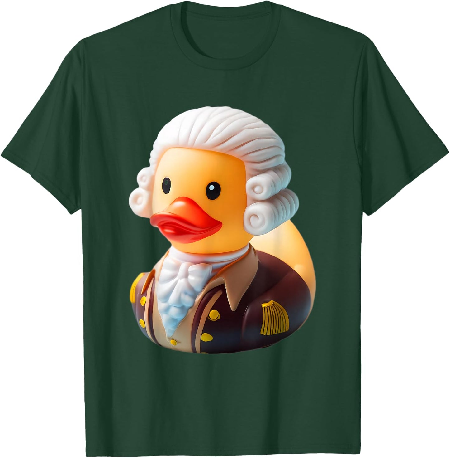 Rubber Duck Thomas Jefferson President 4th of July T-Shirt - T-Shirt | Forest