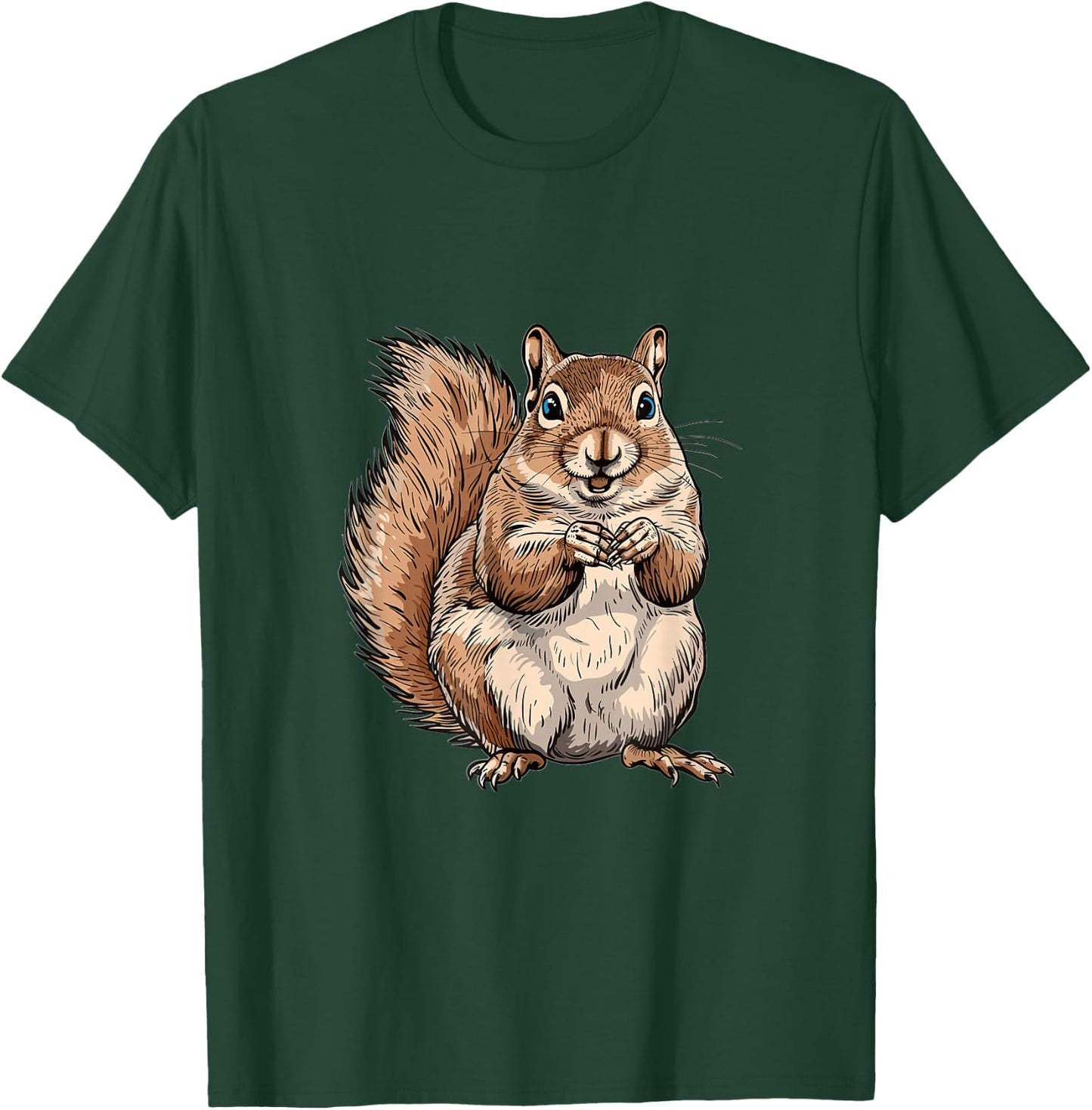 Squirrel Animal Lover Graphic T-Shirt - T-Shirt | Forest