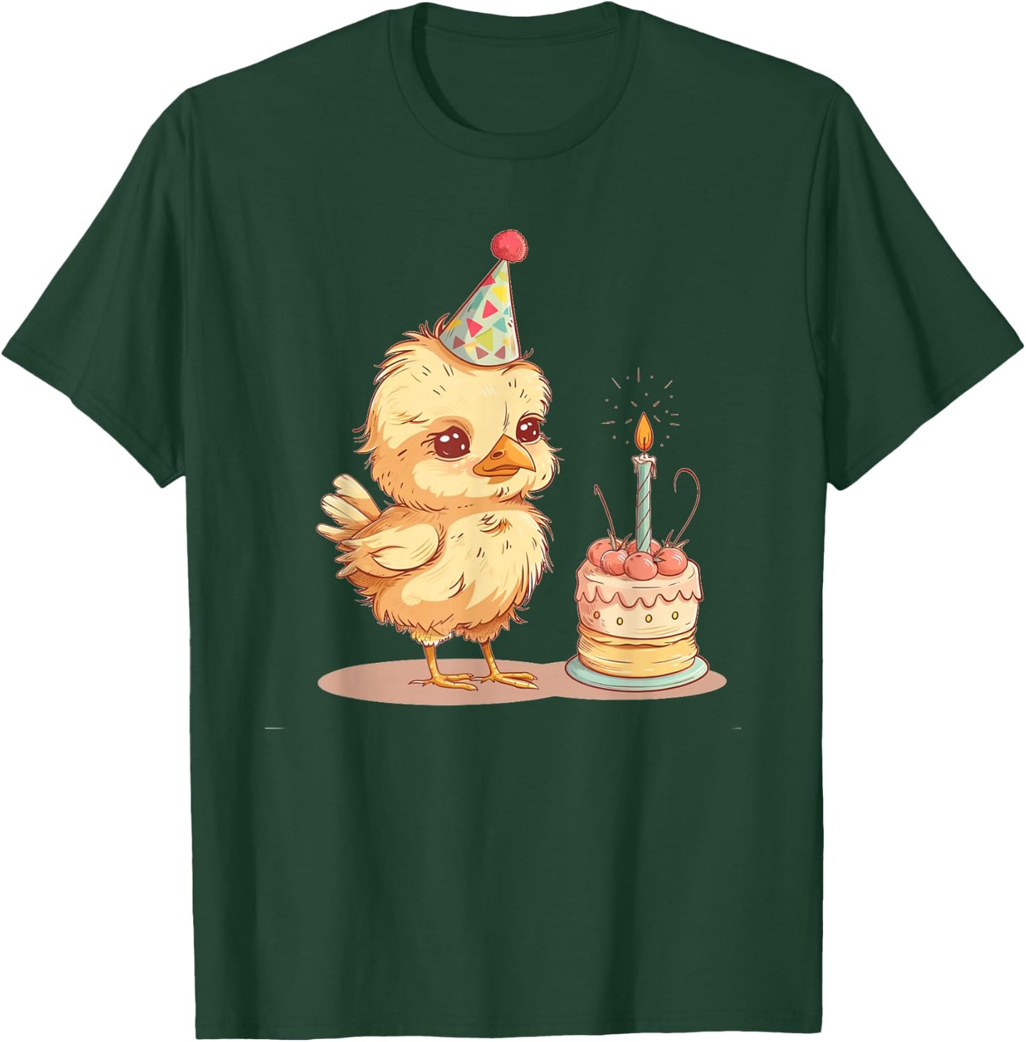 Birthday Party Hat Costume for Boys and Girls T-Shirt - T-Shirt | Forest