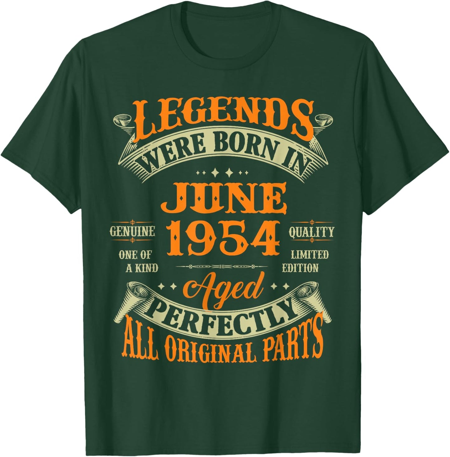 71 Years Old T-Shirt - T-Shirt | Forest