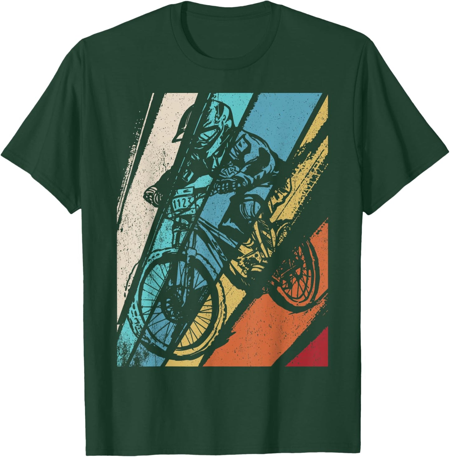 MTB Clothing Children's Adult MTB Gift Mountain Bike , black T-Shirt - T-Shirt | Forest