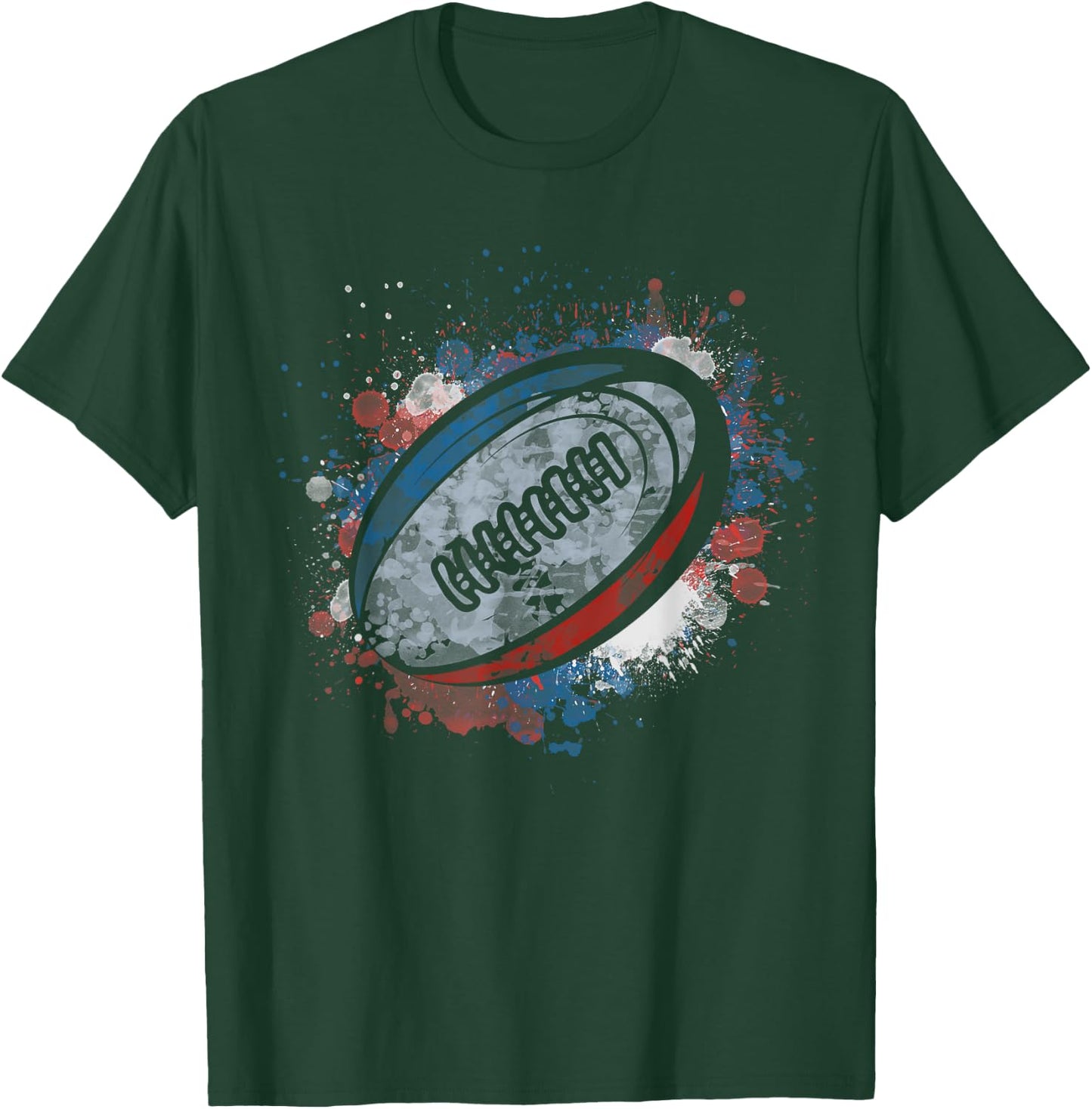 Rugby Jersey Player Splash Child Splash Ball , Black, S T-Shirt - T-Shirt | Forest