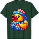 Rubber Duck 4th of July Independence Day Men Women Kids T-Shirt - T-Shirt | Forest