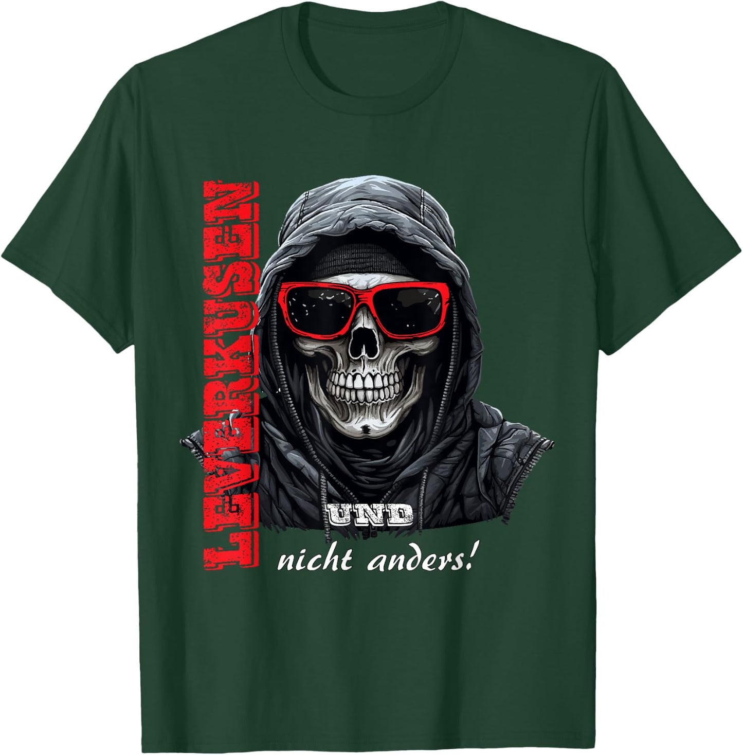 Leverkusen Leverkusen und nicht anders! Leverkusener , black T-Shirt - T-Shirt | Forest