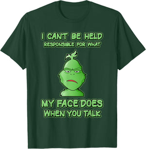 Can't Be Held Responsible What Face Does When You Talk T-Shirt - T-Shirt | Forest