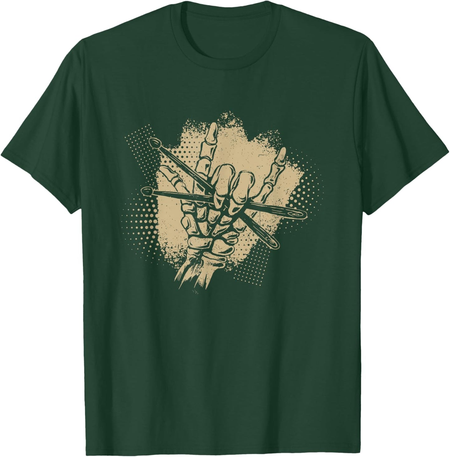 Schlagzeug Drums Drumming Schlagzeuger T-Shirt - T-Shirt | Forest