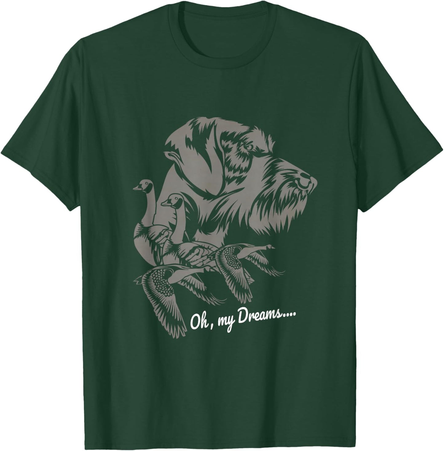 Drahthaar Dog Hunter Bird Hunting Dog Owner Gift T-Shirt - T-Shirt | Forest