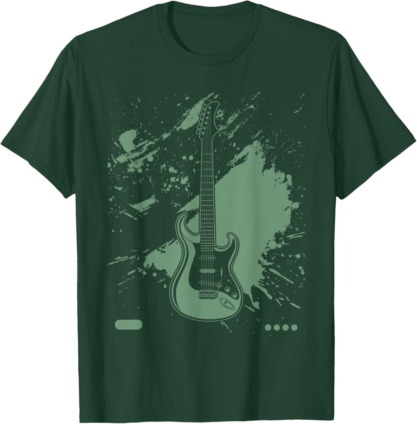 Bass Guitar Lover Art Guitarist Bass Players Vintage Guitar T-Shirt - T-Shirt | Forest