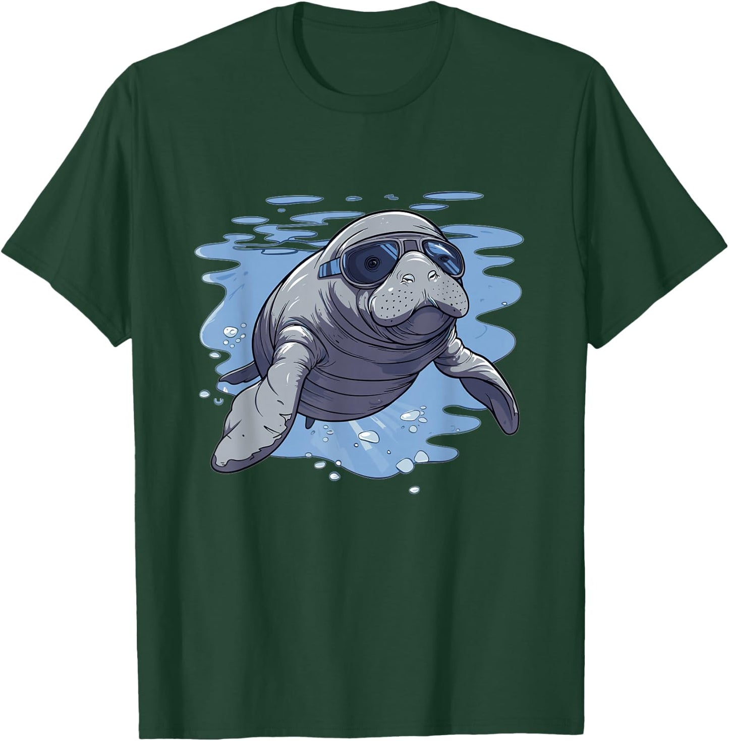 Cute Manatee I Kids Manatee T-Shirt - T-Shirt | Forest