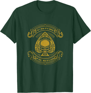 Wenn ich Skill gewinne, Du gewinnst Glück, Poker Game, Player T-Shirt - T-Shirt | Forest