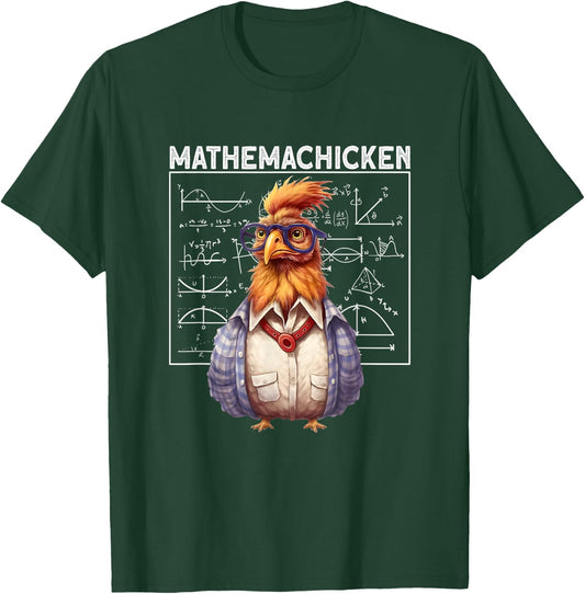 Mathemachicken Math chicken T-Shirt - T-Shirt | Forest