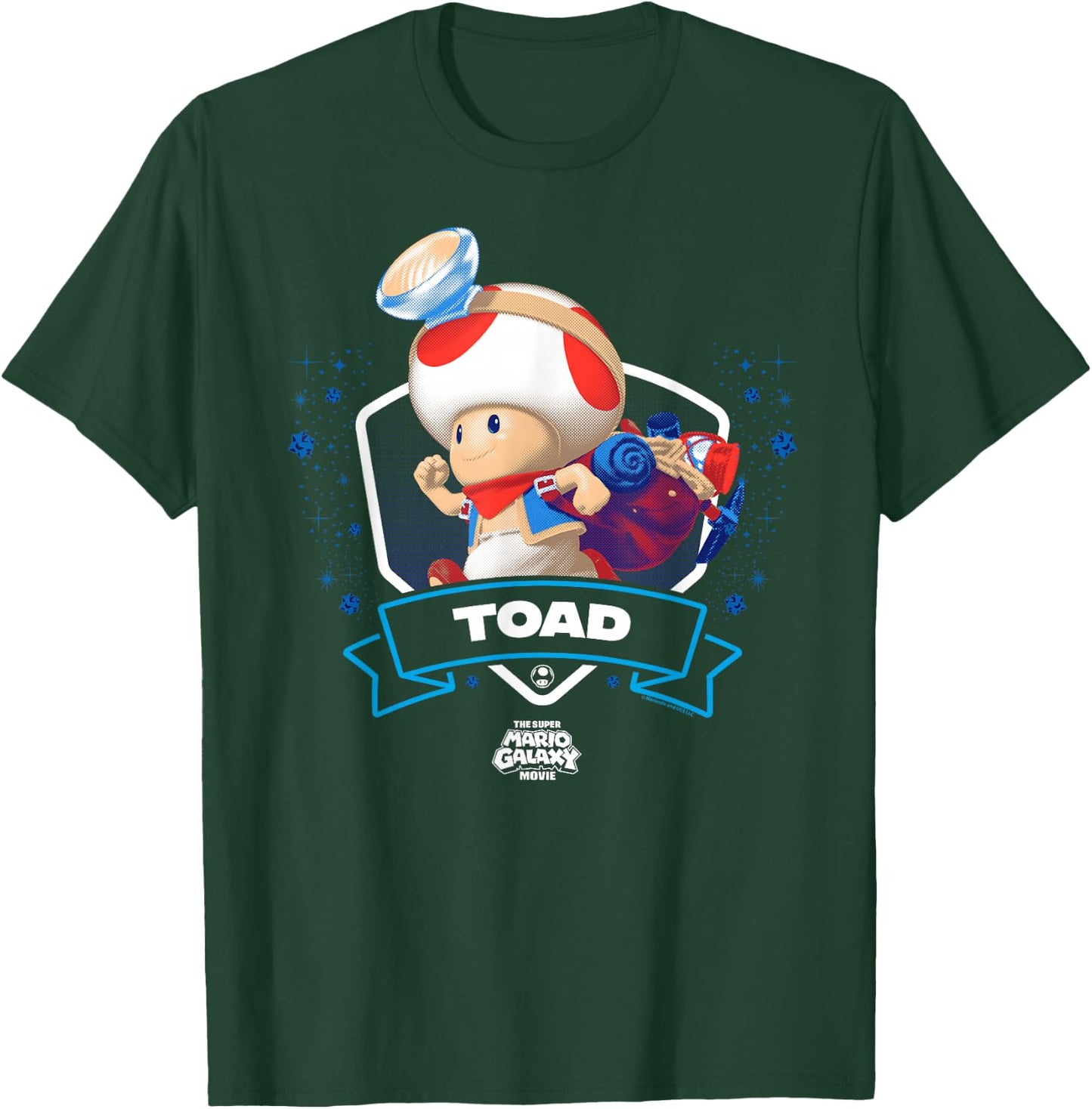 The Super Mario Galaxy Movie Toad Champion T-Shirt - T-Shirt | Forest
