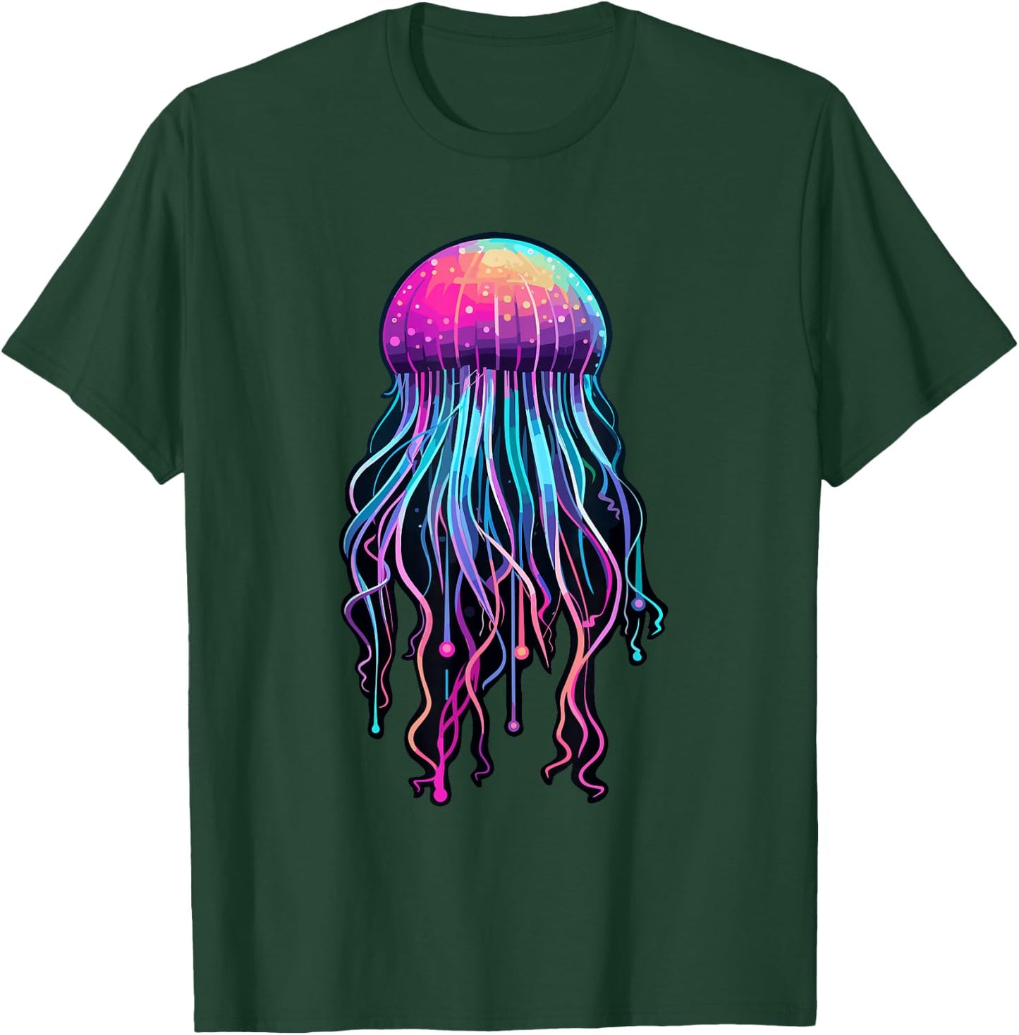 Jellyfish Costume Psychedelic Jelly Fish Sea Ocean T-Shirt - T-Shirt | Forest
