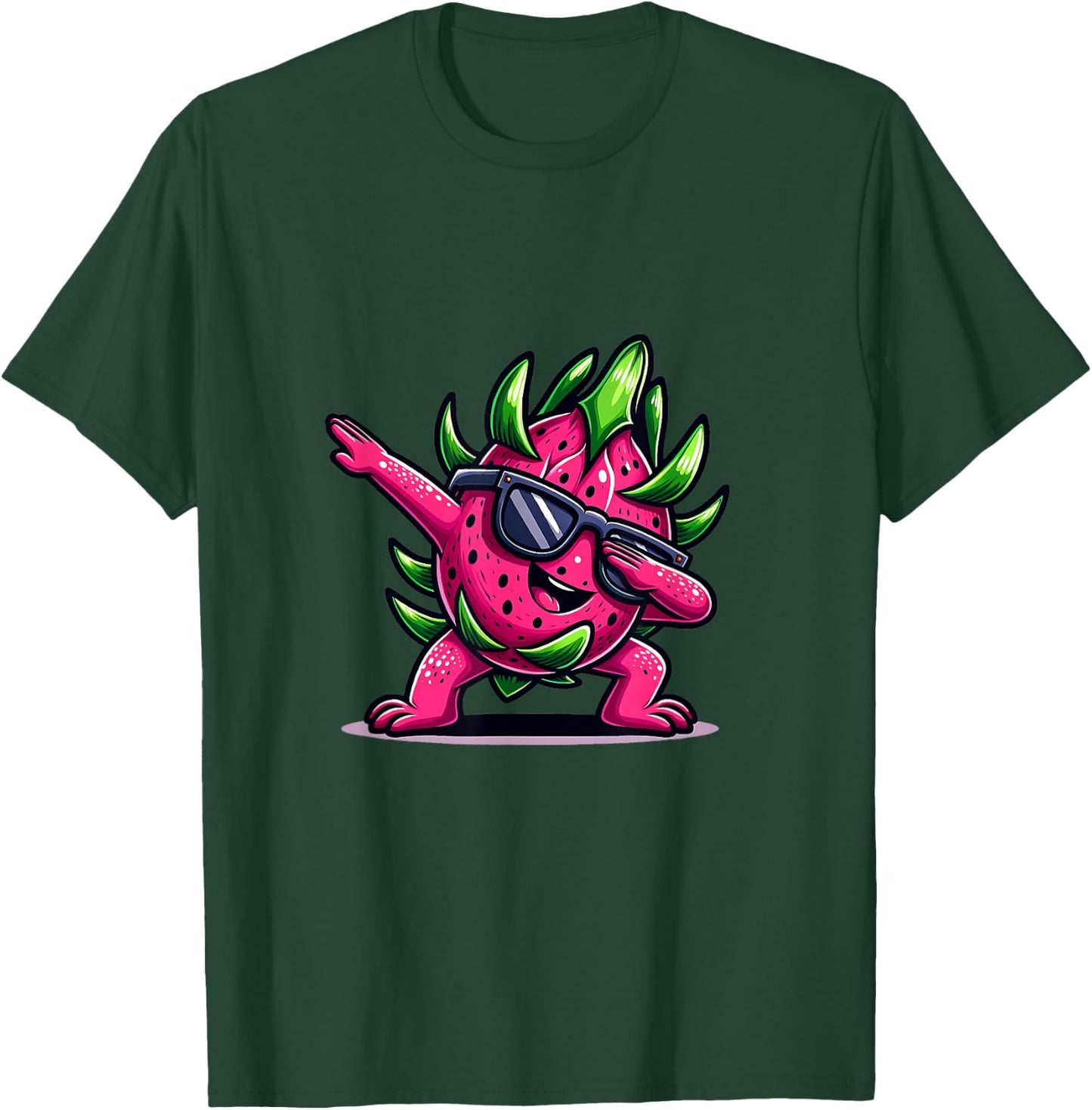 Dab Fruit Dancing Dabbing Dragon Fruit Meme T-Shirt - T-Shirt | Forest