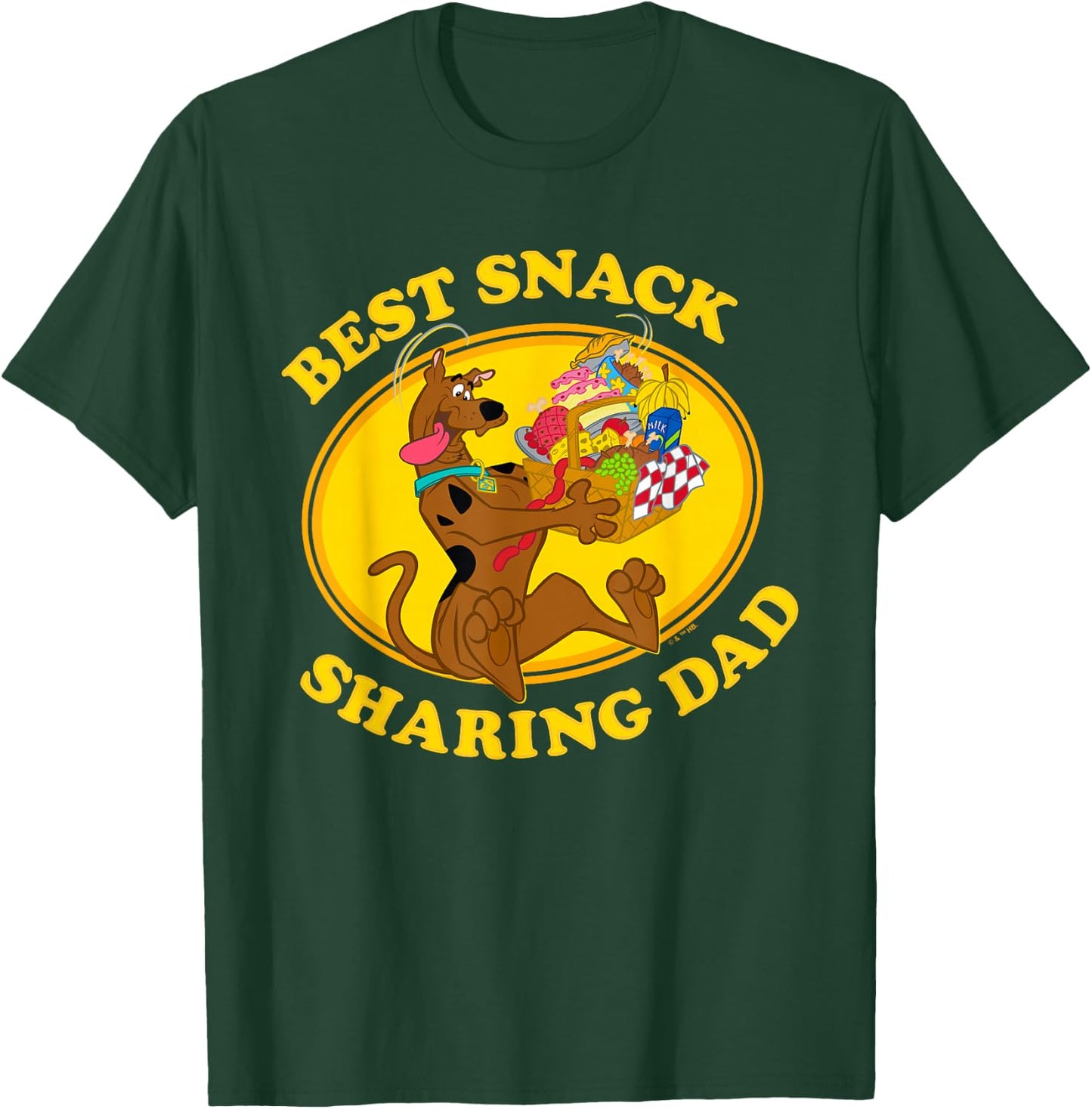 Scooby-Doo Father's Day Best Snack Sharing Dad T-Shirt - T-Shirt | Forest