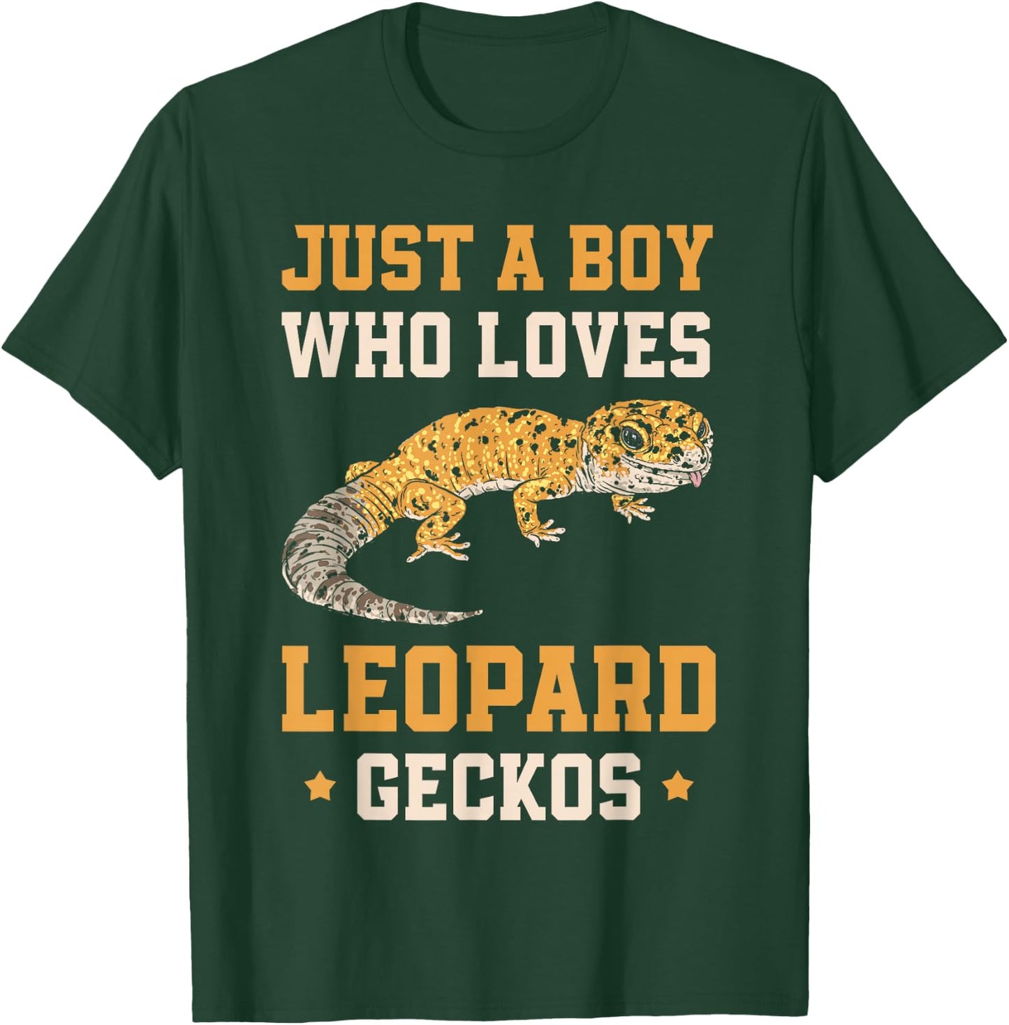 Just A Boy Who Loves Leopard Geckos T-Shirt - T-Shirt | Forest