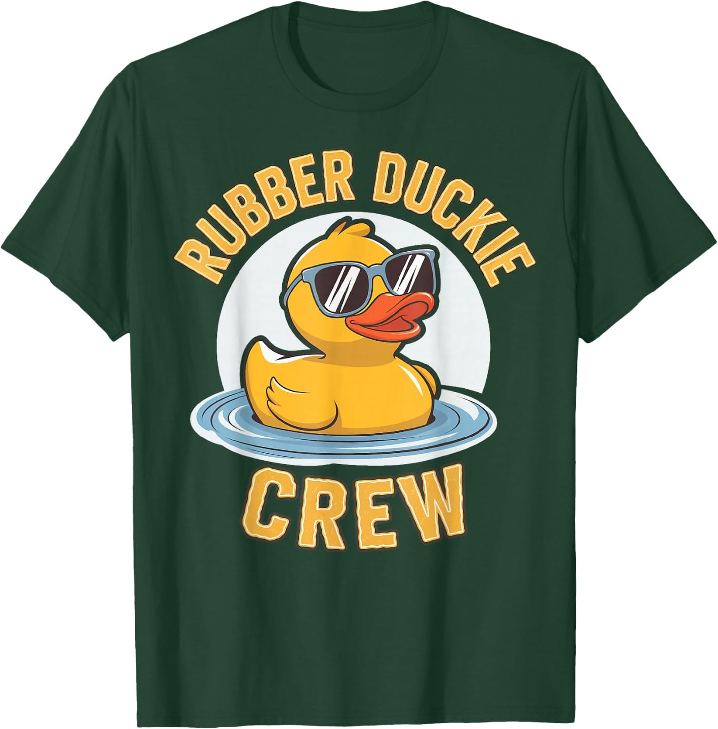 Rubber Duckie Crew T-Shirt - T-Shirt | Forest