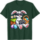 Happy Easter Day Bunny Egg Video Game Boys Kids Gamer T-Shirt - T-Shirt | Forest