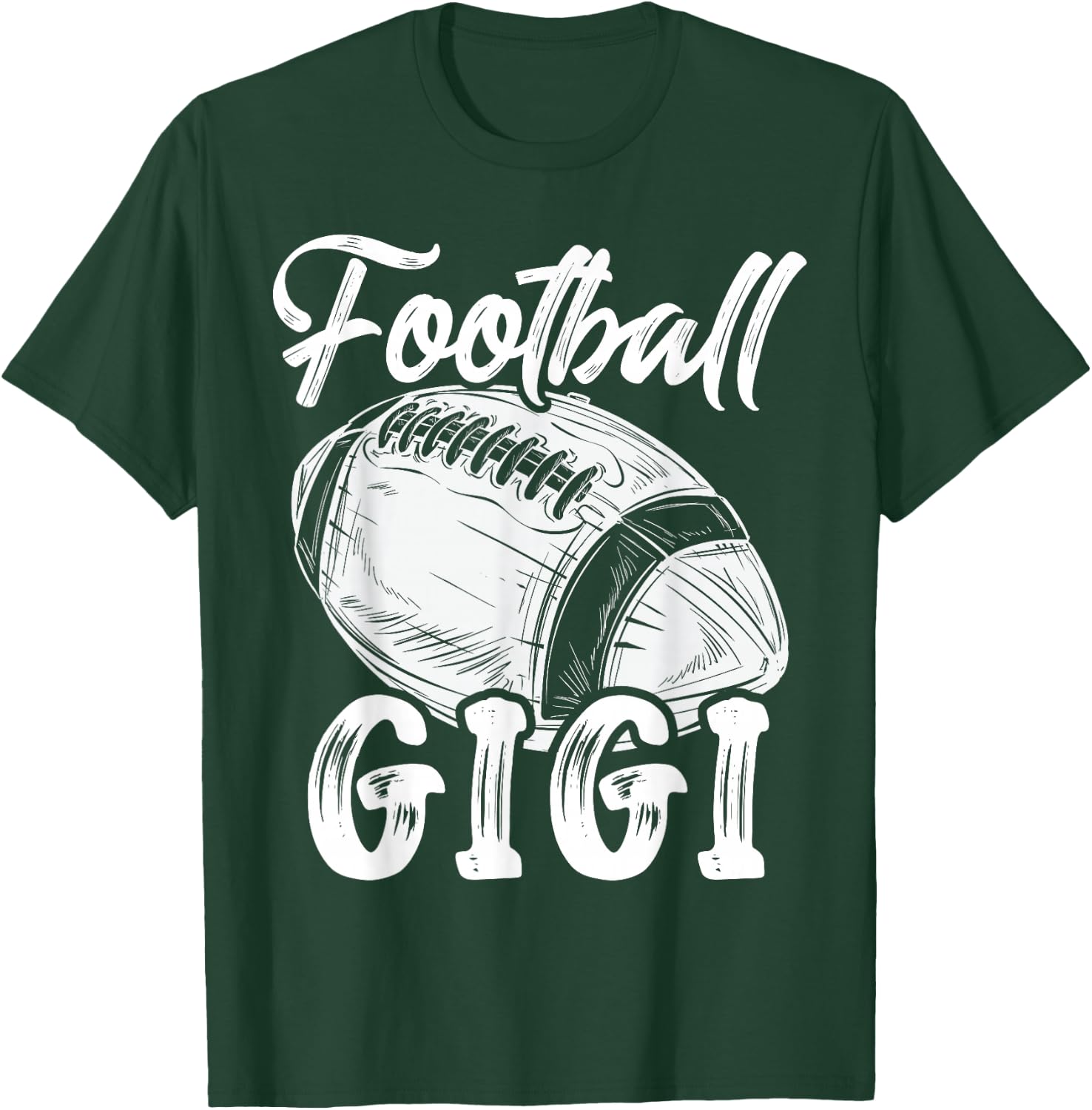 Football Gigi Family Matching Players Mothers Day T-Shirt - T-Shirt | Forest