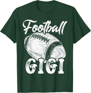 Football Gigi Family Matching Players Mothers Day T-Shirt - T-Shirt | Forest