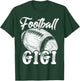 Football Gigi Family Matching Players Mothers Day T-Shirt - T-Shirt | Forest