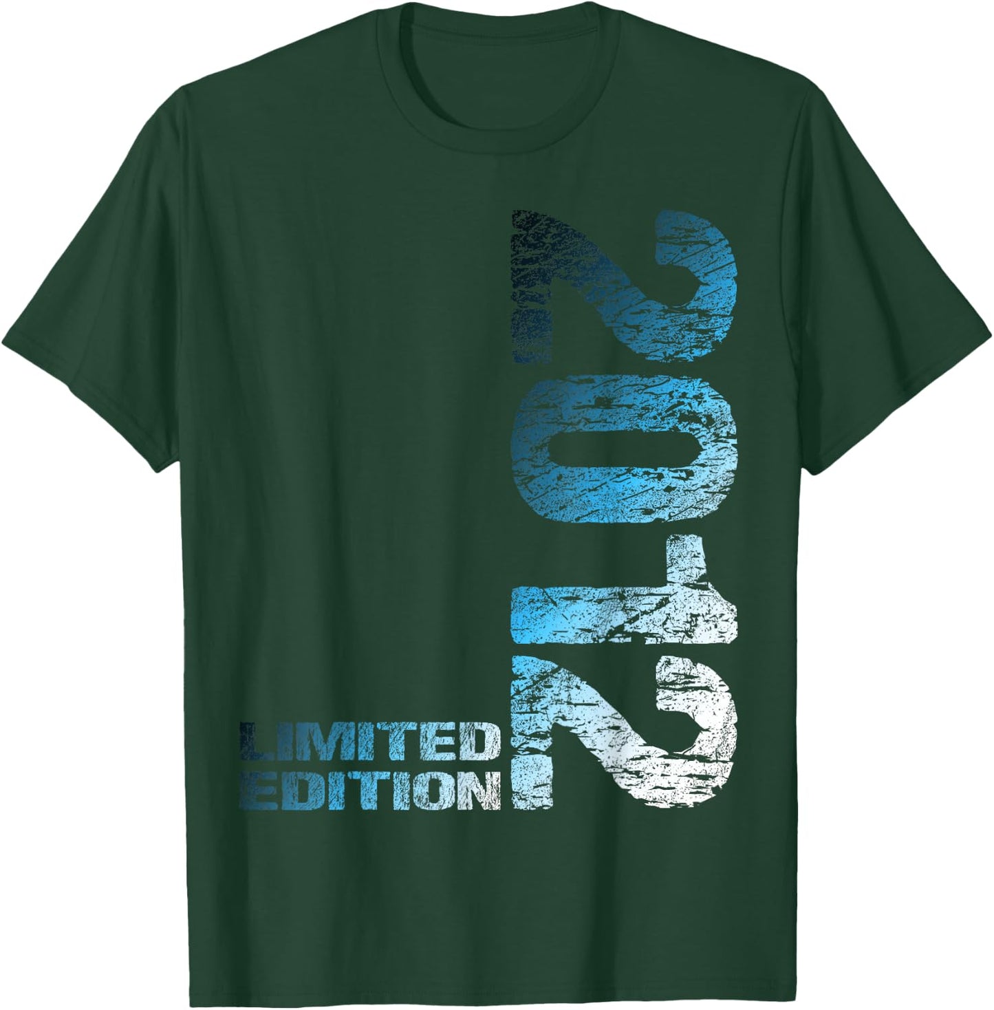 11st Birthday 2012 Limited Edition Boy Girl , black T-Shirt - T-Shirt | Forest