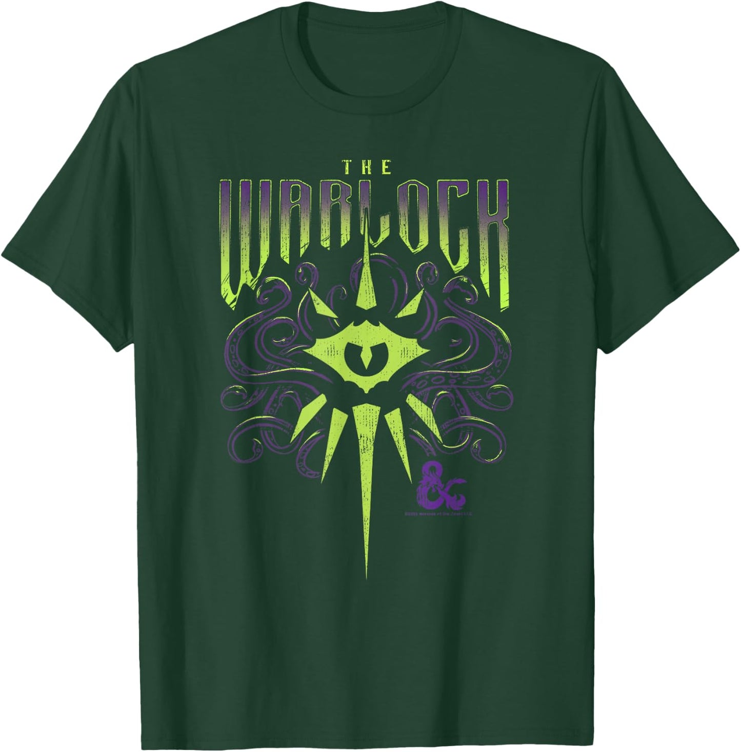 Dungeons & Dragons The Warlock Class Mysterious Pact Logo T-Shirt - T-Shirt | Forest