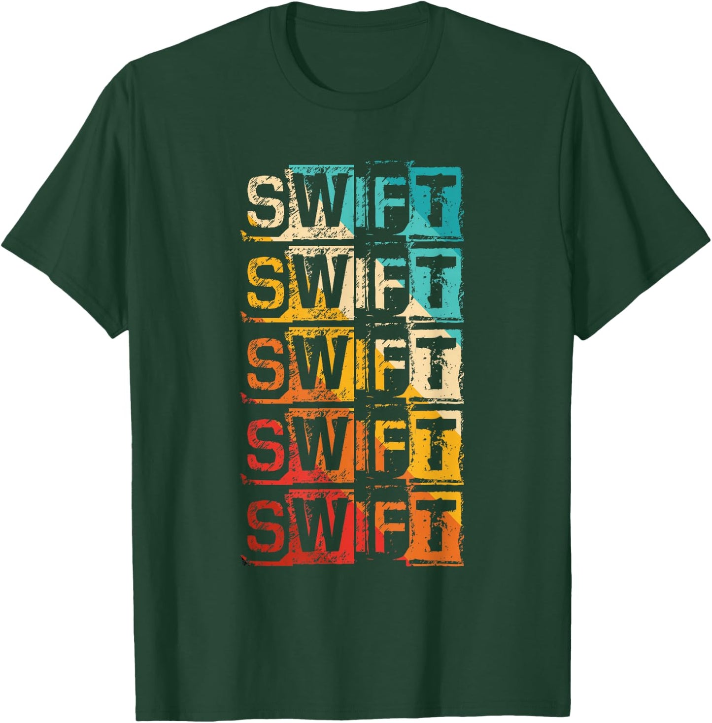 Swift Vintage Grunge T-Shirt - T-Shirt | Forest