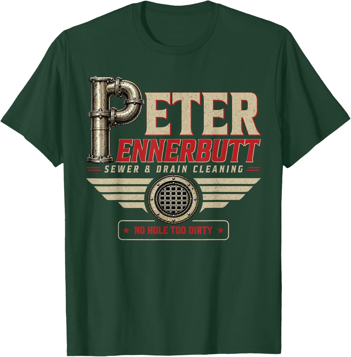 Peter Ennerbutt Funny Adult Humor Innuendo Joke Gag Gifts T-Shirt - T-Shirt | Forest