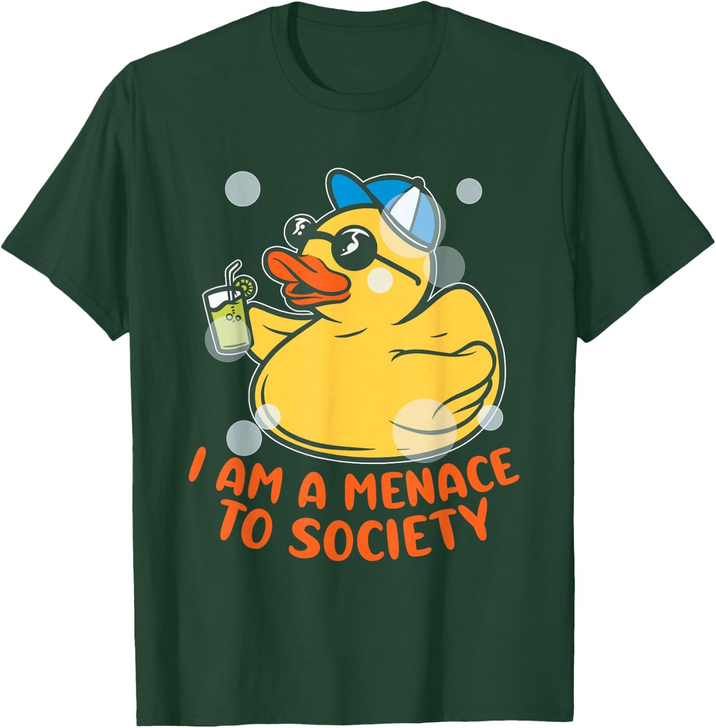 Yellow Rubber Duckie Duckling Rubber Duck Rubber Ducky Funny T-Shirt - T-Shirt | Forest