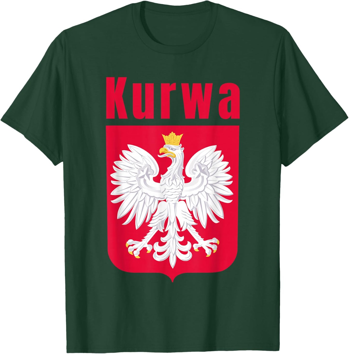 Poland For Gift Poland Poland Warsaw Flag , Black, S T-Shirt - T-Shirt | Forest