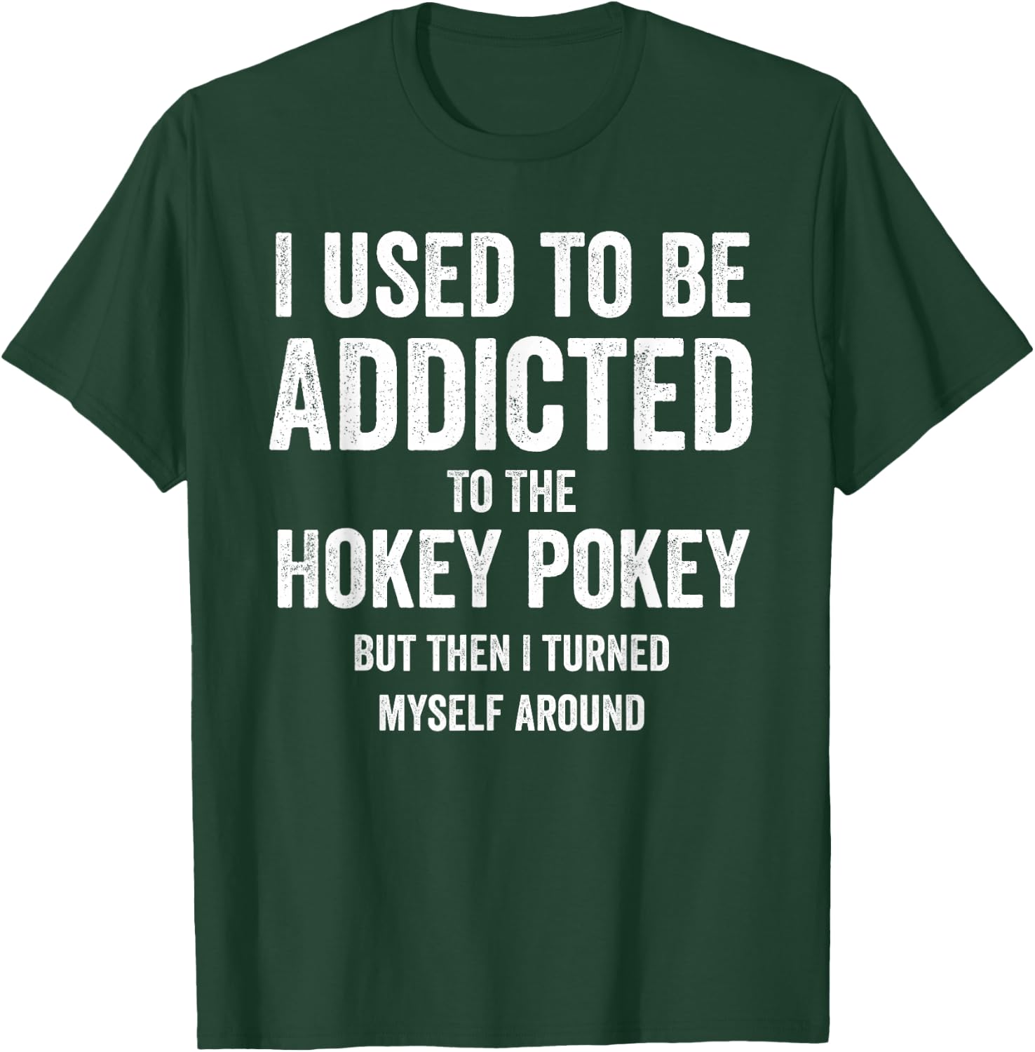 I Used To Be Addicted Hokey Pokey But I Turned Myself Around T-Shirt - T-Shirt | Forest