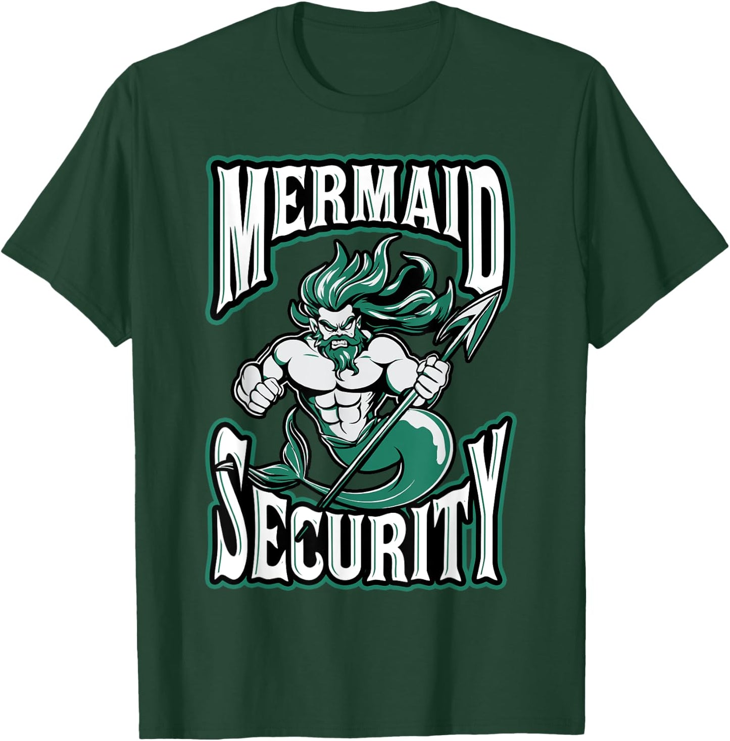 Mermaid Security T-Shirt - T-Shirt | Forest