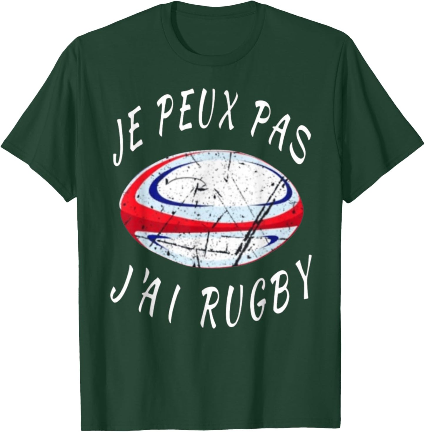 Rugby – Je Peux Pas J'ai Rugby – Rugby Player , Black, S T-Shirt - T-Shirt | Forest