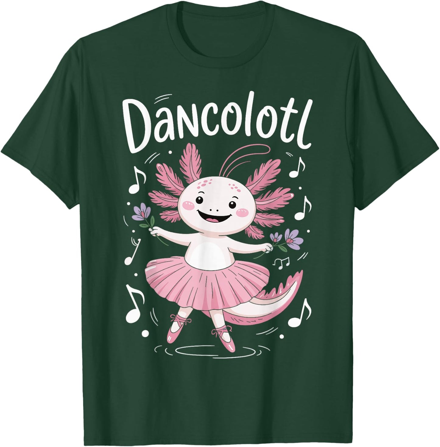 Dancolotl Axolotl Dancing T-Shirt - T-Shirt | Forest