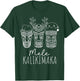 Mele Kalikimaka Christmas Hawaiian Santa Tiki Mask Tropical T-Shirt - T-Shirt | Forest