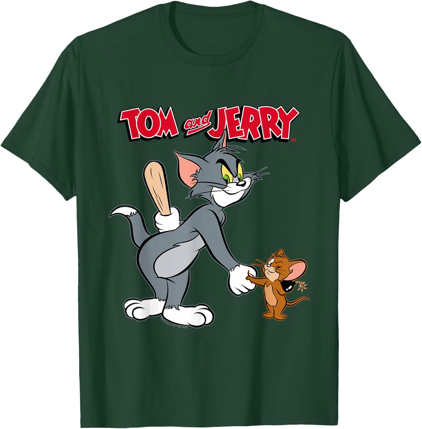 Tom and Jerry Hand Shake T-Shirt - T-Shirt | Forest