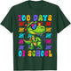 100 Days of School Dinosaur 100th Day 100 Days Smarter Kids T-Shirt - T-Shirt | Forest