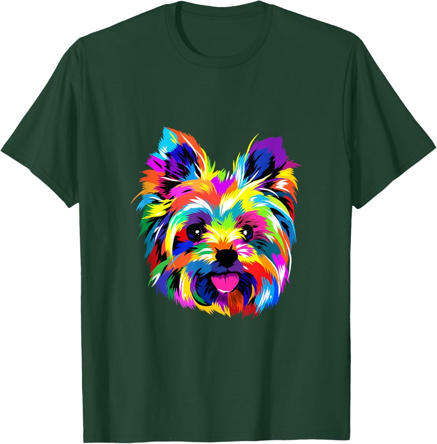 Pop Art Yorkshire Terrier Dog Lover Yorkie Art Yorkie Lovers T-Shirt - T-Shirt | Forest